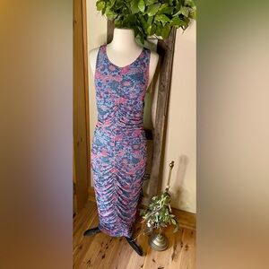 ✨HOUSE OF HARLOW 1960 Floral Ruched Cocktail Bodycon Dress✨ NWT